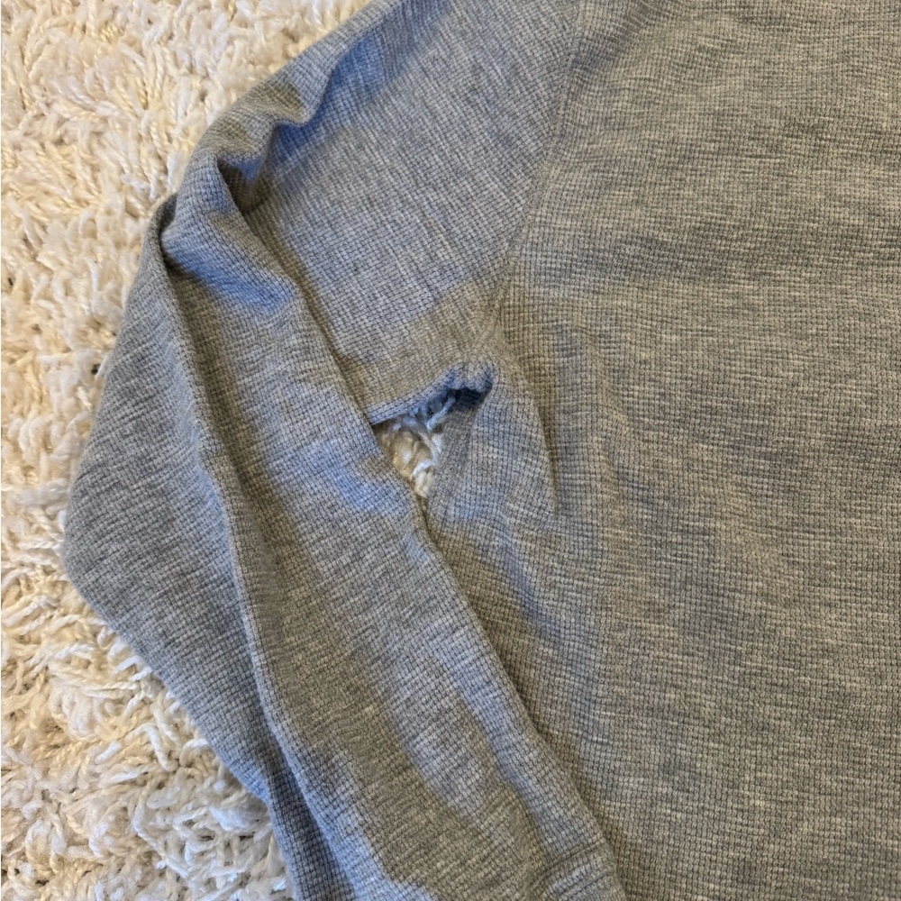 Polo by Ralph Lauren Men's Heather Gray Crewneck, excellent cond - Picture 5 of 7